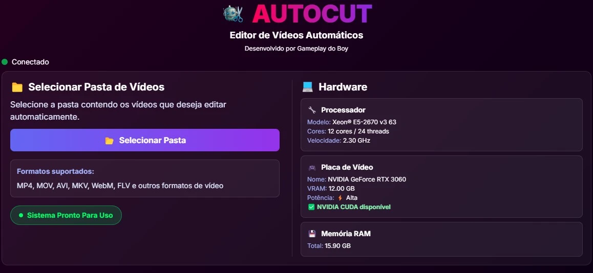 AutoCut Dashboard